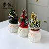 Artesanato Escandinavo Novo de Natal Papai Noel Vasos de Cerâmica para Flores de Natal Exportação Exportação Vasos de Flores Árvore de Natal