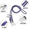 Cordón Multifuncional para Teléfono Móvil con Logo de Herrajes Desmontables, Cuerda Trenzada Personalizable de 6 mm de Grosor, Correa de Cuello Unisex
