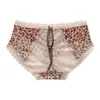 Calcinhas de Renda para Mulheres, Estampa de Leopardo Sexy, Doces e Picantes, que Moldam o Quadril, Puro Desejo, Renda Dupla Vazada, Calcinhas Triângulo Transfronteiriças para Meninas