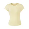 Camiseta Retro Verde Militar de Manga Corta para Mujer, Camiseta de Verano con Cuello Redondo, Nuevo Estilo Coreano 2026 Ajustada
