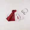 Chaqueta Reversible Infantil Atuendo de Otoño para Niños y Niñas, Nuevo Conjunto de Moda para Bebés, Conjunto de Tres Piezas Moderno para Primavera y Otoño para Bebés y Niños Pequeños
