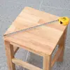 Taburete Cuadrado de Madera Maciza Taburete de Restaurante para snack bar Taburete de Mesa de Comedor Doméstica para Aula Escolar Taburete para Institución de Formación Taburete de Madera Maciza