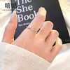 Anillo de Plata S925 con Orejas de Gato y Circonita Xigu J0412 para Mujer Dulce y Fresco Diseño Original Anillo Nuevo