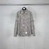 Tb Directo de Fábrica Otoño e Invierno Nuevo Chaqueta con Solapa de Cinta de Doble Manga Unisex Casual Cómoda Versátil Camisa