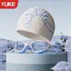 Gorro de Natación para Hombres, Circunferencia de Cabeza Grande, Atractivo, Impermeable, No Aprieta, Estilo para Mujeres Adultas, Cabello Largo, Gorro de Natación Profesional de Silicona Ampliado