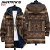 2024 Europeo y Americano Transfronterizo Nuevo Impresión 3D Personalizada Otoño e Invierno Moda Cálida Chaqueta de Pareja con Capucha Chaqueta de Algodón para Hombre