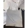 Camisola de mujer con hermoso diseño en la espalda, capa interior de verano 2026, top de tubo deportivo estilo coreano, top versátil
