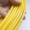 Tubo de Teflon Amarelo, Mangueira de Gás de PTFE Politetrafluoretileno, Resistente a Altas Temperaturas e Alta Pressão, Resistente à Corrosão, Eletricamente Isolante