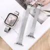 Nueva Venta al por Mayor Adecuada para Apple S10 Correa de Reloj Metálica Elástica Acero Inoxidable 304 Delgada Cintura Pequeña Círculo Único para Mujeres
