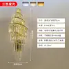Lámpara de Pared de Cristal para Vestíbulo de Hotel Salón de Clubes Sala de Estar de Villa de Lujo Oficina de Ventas Dúplex Salón de Banquetes Accesorios de Iluminación para Ingeniería