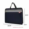 Bolsa de archivo con logo impreso A4 de tela Oxford para documentos, bolsa de conferencia, bolsa para clase de capacitación, bolso de mano de gran capacidad, maletín