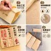 Bolsas de Empaque a Prueba de Grasa para Cerdo Crujiente, Bolsas de Papel para Empaque de Snacks, Bolsas de Papel Kraft Hechas a la Medida para Costillas de Cerdo Fritas, Bolsas de Regalo