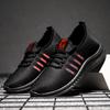 Tenis de Punto Modernos de Moda para Hombre Estilo Coreano, Zapatos Casuales de Malla Transpirable con Diseño Calado y Suela Suave