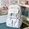 Mochila Escolar Estilo Ins Desenho Animado Fofo Novo Estilo Transfronteiriça Mochila Feminina Estilo Universitário Mochila Leve de Grande Capacidade para Aluno do Ensino Fundamental