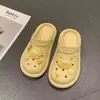 Zuecos para Niñas para Uso en Exteriores, Zapatos Cerrados DIY para Estudiantes y Enfermeras, Sandalias de Playa Transpirables, Versátiles para Salir