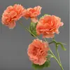 Comércio Transfronteiriço Flores Artificiais de Lótus de 4 Cabeças para Arcos de Casamento, Arranjos de Flores de Seda, Decorações de Palco, Flores Artificiais Atacado