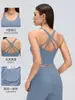 Top de Yoga Sexy de Espalda Cruzada para Mujer, Almohadilla de Sujetador Integrada Fija, Sujetador Deportivo de Recogimiento a Prueba de Impactos D26165
