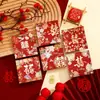 Novia Creativo Boda China Occidental Juego de Bloqueo de Puerta Sobre Rojo Pequeño Especial Regalo de Retorno de Boda Sobre Lai See Personaje de Dibujos Animados