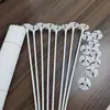 Soporte para caña de pescar de venta caliente de colores 40 cm accesorios específicos para globos varilla de remolque extendida varilla para globos remolque plástico accesorios para globos de remolque