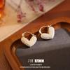 [Joias Personalizadas] Brincos de Processamento de Cobre, Joias de Cobre, Brincos, Brincos, Brincos de Pérola de Imitação de Zircônia, Prova Personalizada