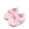 Zapatos de bebé princesa Mao Mao forrados de polar zapatos de bebé para gatear antideslizantes suela de goma suave BHF4220