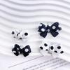 Polo Lunares Lazo Diseño Especial Dulce Retro Estilo Hong Kong Pendientes de Nicho Tocados Colgante Accesorios DIY