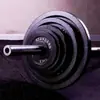 Academia Barra Olímpica Pintada Comercial Barra com Buraco Grande Placa de Barra Barra Ajustável Unissex Exercício ao Ar Livre