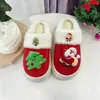 Pantuflas de Peluche Lindas Divertidas para Navidad Hogar Cálidas Cómodas Estilo Dibujos Animados Pareja Pantuflas Hombres Mujeres Invierno Algodón Pantuflas Venta al por Mayor