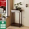 Estante de Flores Estilo Chino para Sala de Estar, Estante de Almacenamiento de Pie, Estante de Flores de Madera Maciza para Balcón, Nuevo Modelo 2026 Estante de Macetas de Múltiples Niveles para Interiores
