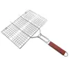 En stock suministro red para barbacoa red para pescado grande pinza para barbacoa al aire libre pinza para barbacoa herramientas para barbacoa