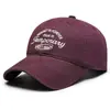 Boné de Baseball Bordado 3D com Letra da Moda para Homens e Mulheres, Este Tipo de Chapéu Casual com Aba Alargada, Chapéu de Sol para Verão