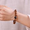 Seis pulseras de madera al por mayor pulseras de madera literarias para mujer retro literarias cuentas para jugar cuentas de rosario alrededor del dedo suave al por mayor