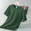 Camisetas de Verão Novas de Manga Curta Transfronteiriças para Homens e Mulheres, Disponíveis em Várias Cores, Tops Modernos, Versáteis, Confortáveis e Elásticos, um Sucesso de Vendas