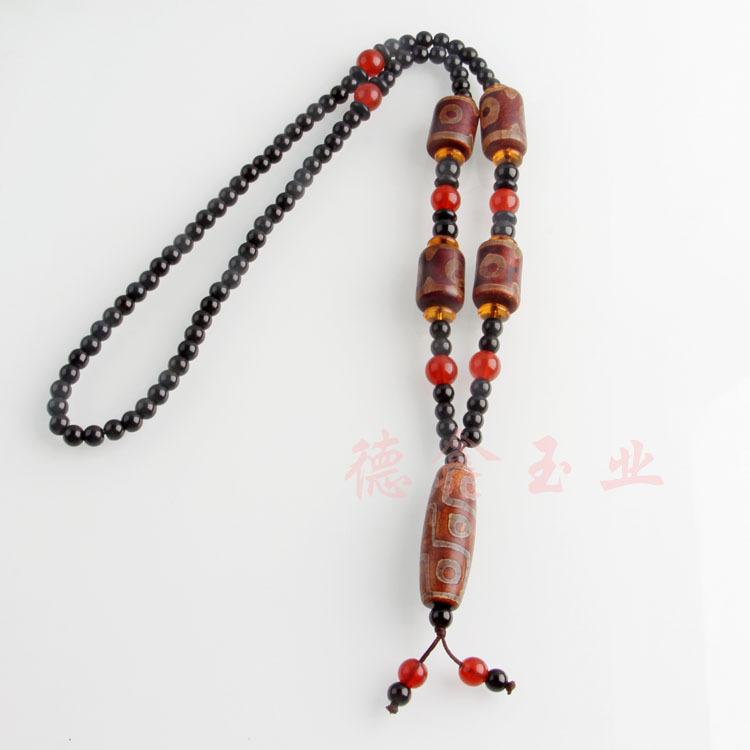 天珠项链加黑链 特价09