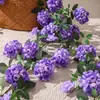Trepadeiras de flores de rosa artificiais para portas decorativas, arranjos florais, locais populares para fotos, paredes de flores, paisagismo, guirlandas de rosas e mobiliário macio para áreas cênicas