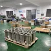 Compensador de metal em fole de aço inoxidável 304 flange universal haste de vácuo marinha junta de expansão telescópica