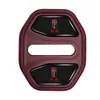 Adequado para Capa de Fechadura de Porta Hongqi H6 Eh7 Tiangong 05/08/Hs3 Capa de Fechadura de Porta de Silicone Absorção de Choque e Proteção contra Ferrugem