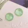 Adesivos de Resina Irregulares Redondos Ondulados com Glitter DIY Acessórios de Cabelo Feitos à Mão Presilhas de Cabelo Capas de Celular Fivelas de Sapato Enfeites Acessórios