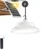 Luz de Techo Solar con Gancho, Luz de Jardín con Control Remoto, Iluminación Interior para el Hogar, Sala de Estar, Balcón, Dormitorio, Súper Brillante