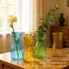 Vaso de Vidro Sódio-Cálcio Atacado Transfronteiriço, Estilo Nórdico, Alto Valor Estético, Decoração para Sala de Estar e Quarto, Vaso para Flores Hidropônicas