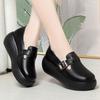 Una generación de zapatos Burken de suela gruesa para el cabello, zapatos de frijol Burken nuevos para mujer, todo incluido, estilo perezoso de un solo paso, primavera y otoño