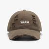 Gorra de Béisbol Suave con Bordado de Letra de Primavera y Otoño Desgastada, Visera Curva Lavada, Gorra Ligera y Transpirable para Hombre con Protección Solar