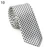 Estilo britânico coreano moda casual 5CM moderno masculino feminino estudante fino gravata estreita xadrez bolinhas listradas impressão