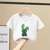 Camiseta de Manga Curta 100% Algodão Puro para Meninos Mais Velhos, Novo Estilo de Verão com Estampas Estilosas, Camiseta Casual Fresca e Bonita para Meninos