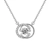Collar Dinámico para Mujer, Doble C, Gama Alta, Lujo Ligero, Versátil, Colgante de Letra Móvil, Cadena para Clavícula, Cadena para Suéter, Accesorio de Joyería