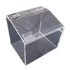 Caja Acrílica Transparente Caja de Almacenamiento Personalizada de Plexiglás Caja para Figuras Caja de Exhibición Cortada con Láser de Colores Fábrica