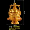 Vela Lingote de Ouro, Lâmpada de Vela em Formato de Balde de Ouro, Lâmpada de Lingote Dourado, Vela de Lótus, Lâmpada de Lótus, Fabricante Doméstico
