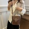 Bolsas para Mujer 2024 Nuevo Estilo Bolsos Personalizados Casual Simple Estilo Occidental Cierre Bolso de Hombro Puntadas Cuadriculadas Bolso Cruzado
