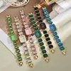 Relógio Pequeno de Açúcar Cristal para Mulheres 2025 Novo Relógio Feminino Relógio Feminino Luxo Acessível Estilo Feminino de Nicho Alta Aparência Cheio de Diamantes