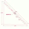 Escadas Galvanizadas com Estrutura Simples de Aço, Antiderrapantes e Espessadas, Adequadas para Uso Externo e Interno, Escadas de Sótão